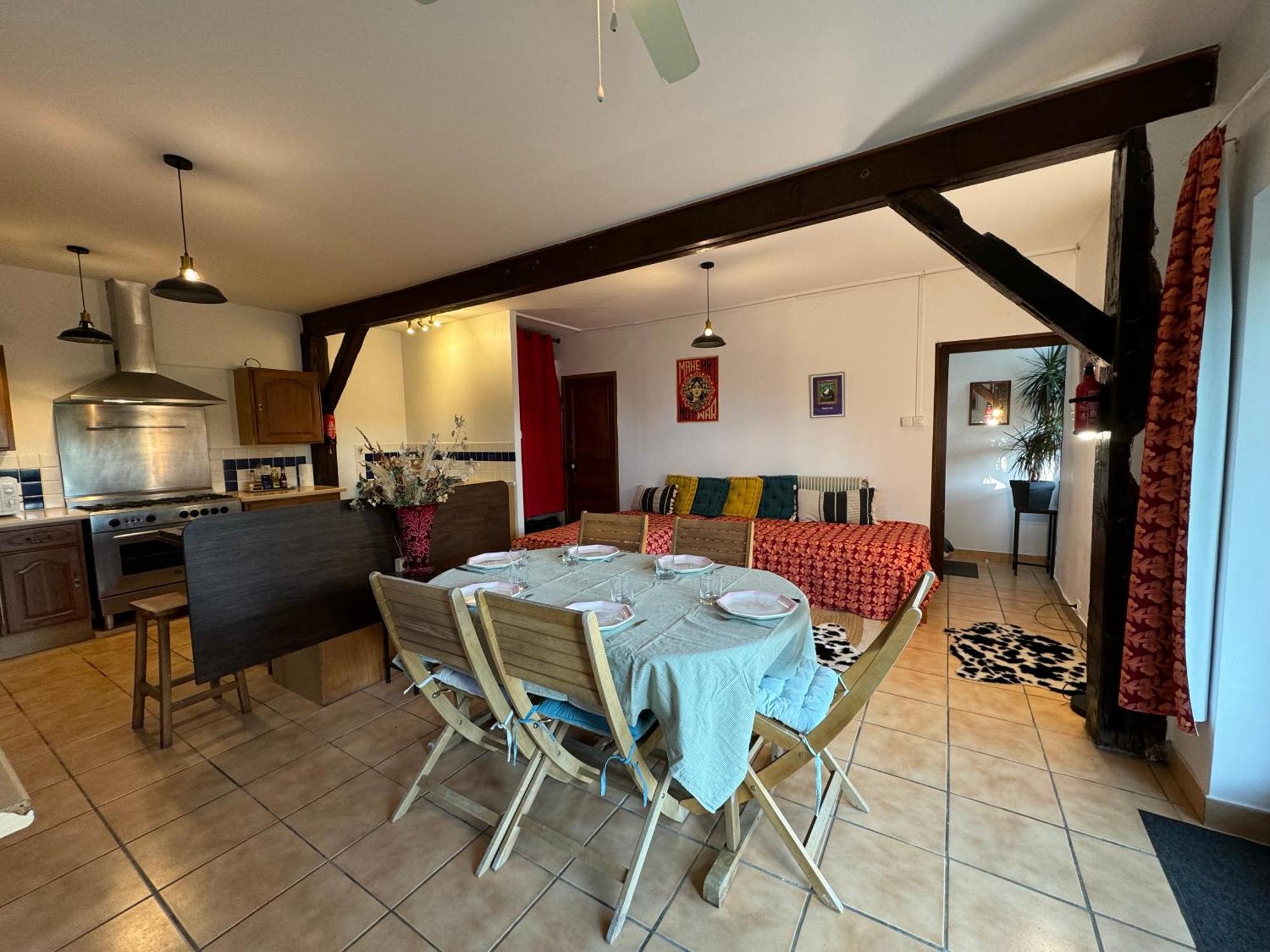 La Chaumiere Du Bout Du Chemin - 7P - Ch Rdc Hotel Neuville-sur-Touques Eksteriør billede